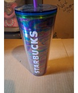 Starbucks Iridescent Print 2023 Summer Collection Cold Cup Tumbler Venti... - $25.00
