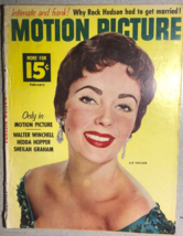 MOTION PICTURE magazine February 1956 Liz Taylor cover - £11.66 GBP