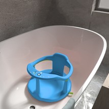 BLUE Baby Bath Seat Non-Slip Infants Bath tub Chair with Suction Cups - £62.12 GBP