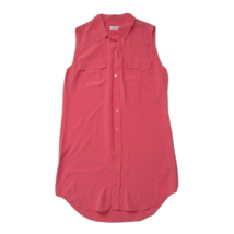 NWT Equipment Sleeveless Slim Signature in Sunkissed Button Down Shirt D... - £55.86 GBP