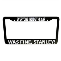 The Office Funny Car License Plate Frame Plastic Aluminum Black Auto Par... - $17.72+