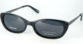 Neu Geoffrey Beene G804 Blk Glänzend Schwarze Sonnenbrille Brille 54-17-... - $56.53