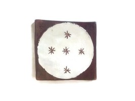 Carreau d&#39;art en céramique portugais peint à la main, petit dosseret carré,... - £16.67 GBP