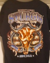 Sturgis Black HIlls - 2011 Motorcycle Rally - 71st - adult size large t-shirt - £9.51 GBP