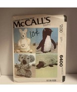 McCall&#39;s 6400 RARE Australian Plush Kangaroo, Platypus, Koala, Penguin U... - £15.56 GBP
