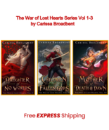 3 Books SET - The War of Lost Hearts Series by Carissa Broadbent Indie P... - $1,657.07 MXN