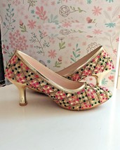 Womens Pencil heel motif embellished fashion mules US Size 5-11 Party wear - $39.99