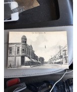 vintage postcard Circa Early 1900s  Baraboo Wis Wi Oak Street - $29.99