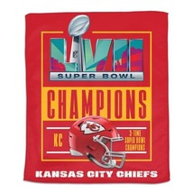 NFL Kansas City Chiefs Super Bowl LIV Champion Rally Towel 15" by 18" WinCraft - £15.14 GBP