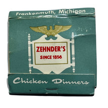 Zehnder’s Restaurant Frankenmuth Michigan Match Book Matchbox - £3.88 GBP