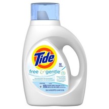 Tide Free &amp; Gentle Liquid Laundry Detergent, 32 loads, 46 Fl Oz - $33.16