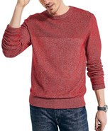 Nautica Men&#39;s Sustainably Crafted Textured Crewneck Sweater, Tango Red-XL - $642.16 MXN