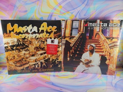 Lot of 2 Masta Ace Records (New): A Long Hot Summer, Sittin' on Chrome