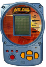 Hasbro Electronic Battleship Game, Handheld Travel, Car, 2002, Vintage Hand Held - £7.06 GBP