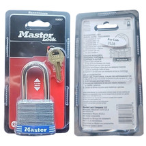 Master Lock Commercial Keyed Alike PADLOCK1-3/4&quot; X 1-1/2&quot;SHACKLELevel 7 Kadlf - £11.24 GBP