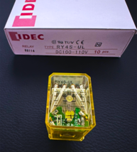 RY4S-ULDC100-110V IDEC Plug-in Power Relay 110VDC 4PDT 5A W/ LED Indicator - $14.45