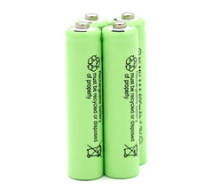 4-Pack Aaa Rechargeable Ni-Mh Batteries 1.2V 400Mah For Garden Solar Light Lamp - £15.97 GBP