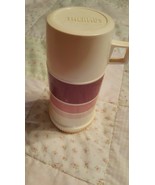 Vintage Thermos Off White With 3 Stripes. Holds 1 &amp; 1/4 Cups. - $13.53 CAD