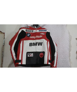 Men BMW Customized Motorbike Racing Leather Jacket Genuine Cowhide CE Ar... - £149.42 GBP