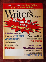 WRITERs DIGEST Magazine August 2002 Tracy Chevalier Ridley Pearson Don Feigert - £11.54 GBP