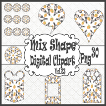 Mix Shape Digital Clipart Vol. 23 - $5.00