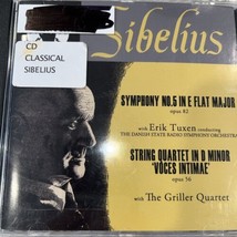 Sibelius Erik Tuxen Grilled Quartet Symphony No 5 E Flat Major CD - £11.78 GBP