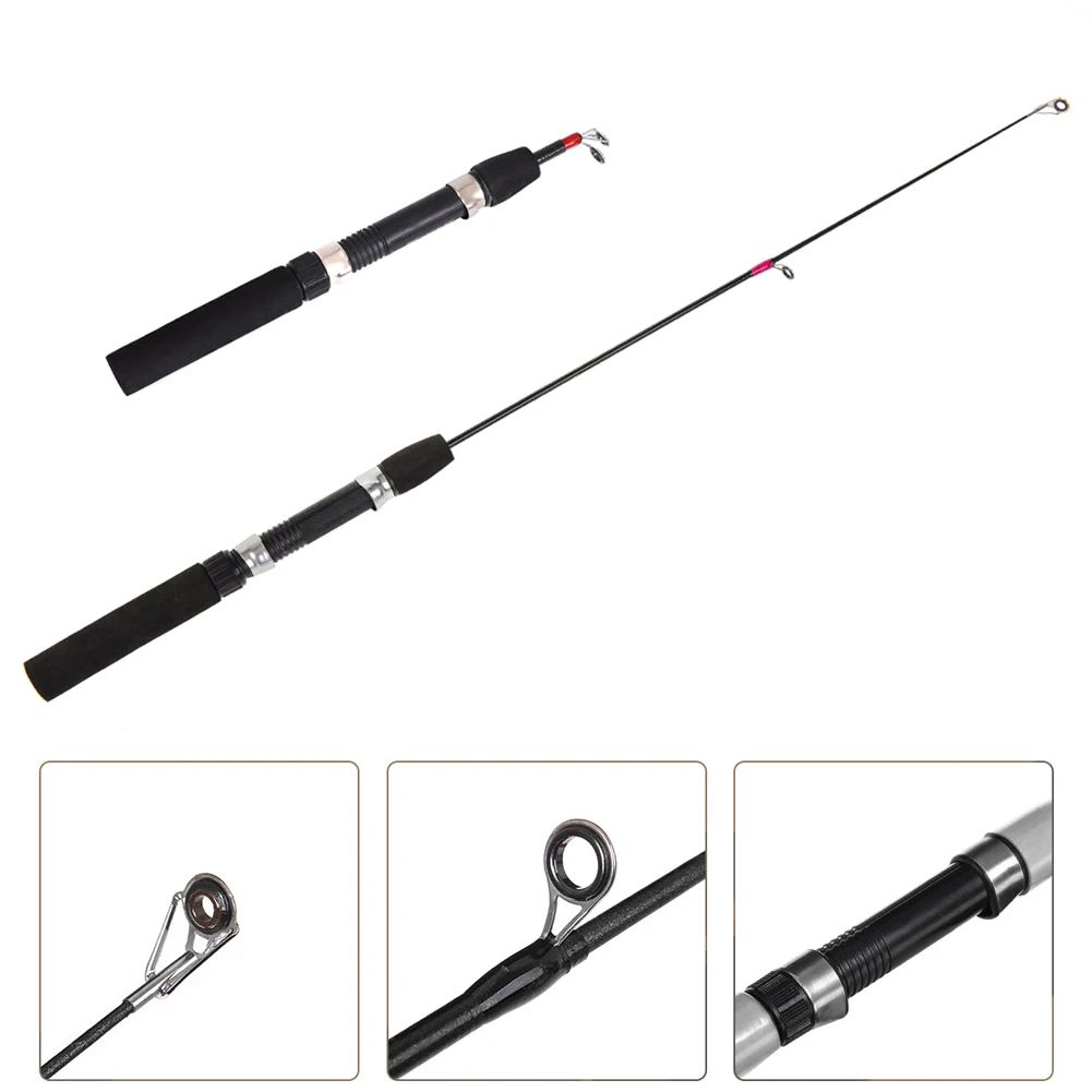 Sporting Lightweight Winter Ice Fishing Rod Reel Telescopic Ultra Short Fishing  - £22.49 GBP