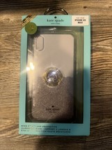 Kate Spade Protective HardShell Case + Ring For iPhone XS Max 6.5&quot; Screen Clear - £13.61 GBP
