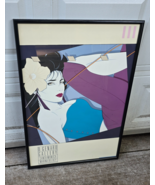 Patrick Nagel 1988 Mirage Edition NC9 Art Deco Serigraph Print Framed - $7,849.64 MXN