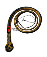 6 Feet Indiana Jones Style Bullwhip Handmade 12-Plait Genuine Leather Bu... - $1,102.04 MXN