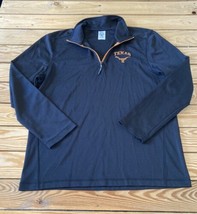 Rivalry Threads Men’s 1/4 Zip Texas longhorns Jacket size L Blue Aa - £15.01 GBP