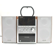 Panasonic SA-PM53 Compact Bookshelf Stereo System AM/FM Cassette 5-CD Player - £114.02 GBP