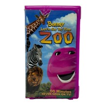 Barney - Lets Go to the Zoo (VHS, 2001) Never Seen On TV 50 Minutes Purle Dino - £2.09 GBP