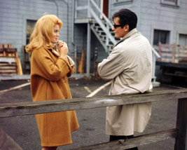 Ann-Margret in Once a Thief 16x20 Canvas Giclee With Alain Delon on Set - £55.78 GBP