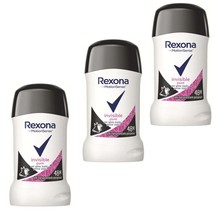 3 PACK Rexona Invisible Pure Antiperspirant stick for women 40 ml - £23.58 GBP