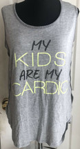 My Kids Are My Cardio Sleeveless Shirt By LA Threads Women’s Medium - $7.91