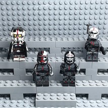 Star Wars Bad Batch Armored Clone Force 99 Custom Minifigures Lot of 4 - £12.70 GBP