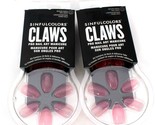 2 SinfulColors Claws Pro Nail Art Manicure 2662 Holo Jelly Bling Oval Me... - £18.89 GBP