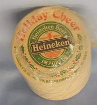Vintage Heineken Holiday Cheer coasters over 40 double sided - $4.95