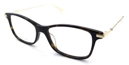 Gucci Eyeglasses Frames GG0513OA 008 55-17-145 Havana / Gold Made in Japan - £120.01 GBP