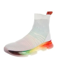 Y-AUNT049 New Michael Kors Knit Sock Rainbow Sneakers Size US 35.5 - £61.11 GBP