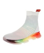 Y-AUNT049 New Michael Kors Knit Sock Rainbow Sneakers Size US 35.5 - £61.87 GBP