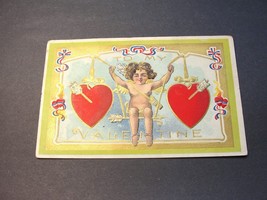 Loves Greetings to My Valentine - Postmarked 1910 Embossed Postcard. - £7.93 GBP