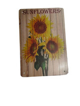 Sunflowers License Metal Plate Sign - £11.87 GBP