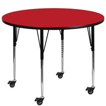 48 RND Red Activity Table XU-A48-RND-RED-H-A-CAS-GG - $252.95