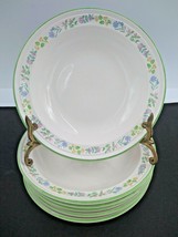 (6) Gien France Pasta Bowls 8&quot; - Les Petite Fleurs Style Marie-Pierre Boitard - £43.15 GBP