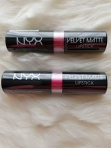 Two (2) ~ Nyk Brand ~ Velvet Matte Pink Lipsticks ~ VMLS07 ~ VMLS10 ~ Sealed - £11.99 GBP