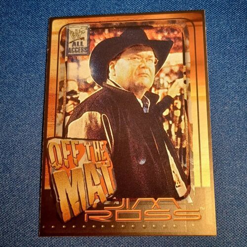 Primary image for Jim Ross 2002 WWE Wrestling Trading Card Raw Wrestler Fleer "Off The Mat" #76