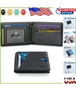 KRETOS Slim Leather Bifold Wallet - RFID Blocking, 11 Card Slots, Gift B... - $590.63 MXN
