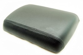  For 2005-12 Nissan Pathfinder Real Black Leather Console Lid Armrest sk... - $34.56